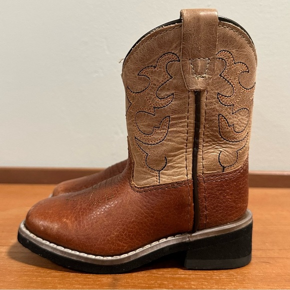 Smokey Mountain Youth Leather Cowboy Boots Size 5 - Picture 8 of 12